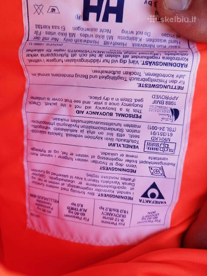 Gelbėjimosi liemenė Helly Hansen - nuotraukos Nr. 4