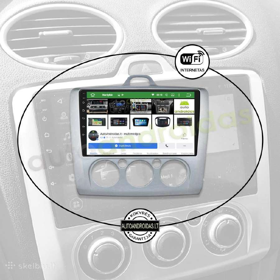Ford mondeo galaxy 2007-12 Android multimedia GPS - nuotraukos Nr. 3