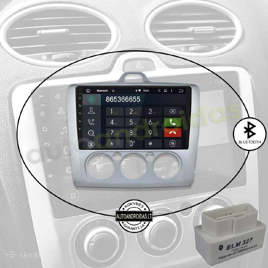 Ford mondeo galaxy 2007-12 Android multimedia GPS - nuotraukos Nr. 5