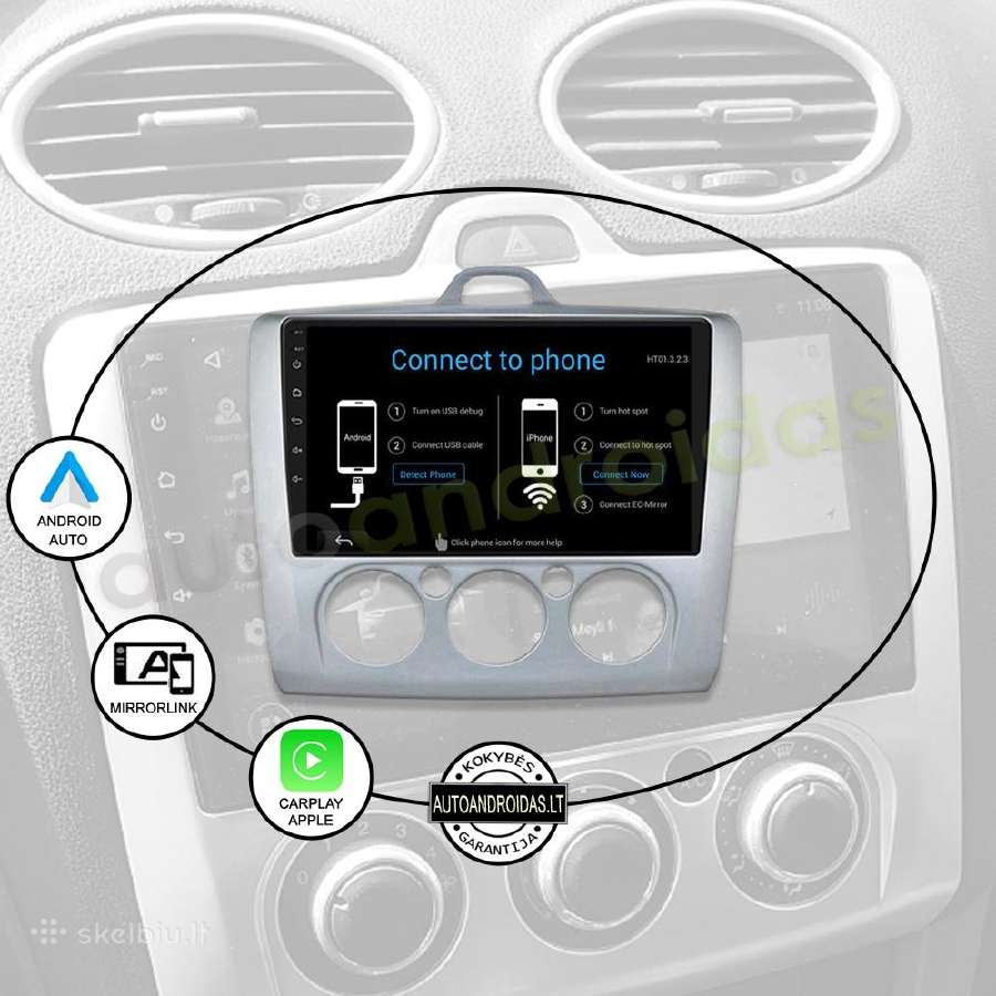 Ford mondeo galaxy 2007-12 Android multimedia GPS - nuotraukos Nr. 10