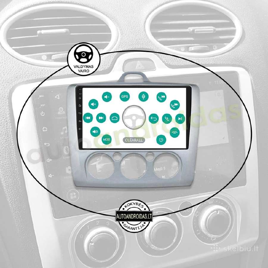 Ford mondeo galaxy 2007-12 Android multimedia GPS - nuotraukos Nr. 12