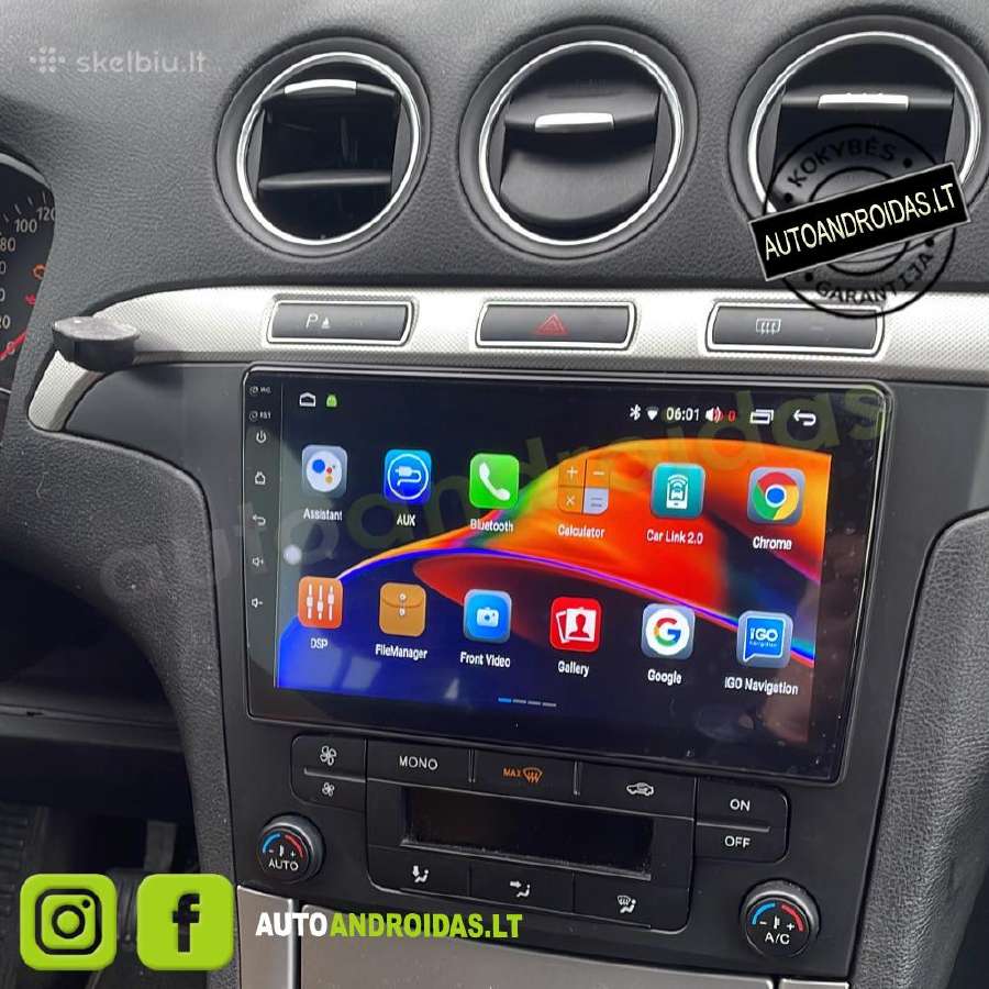 Ford S-max 2007-15 Android multimedia GPS/WiFi/bt