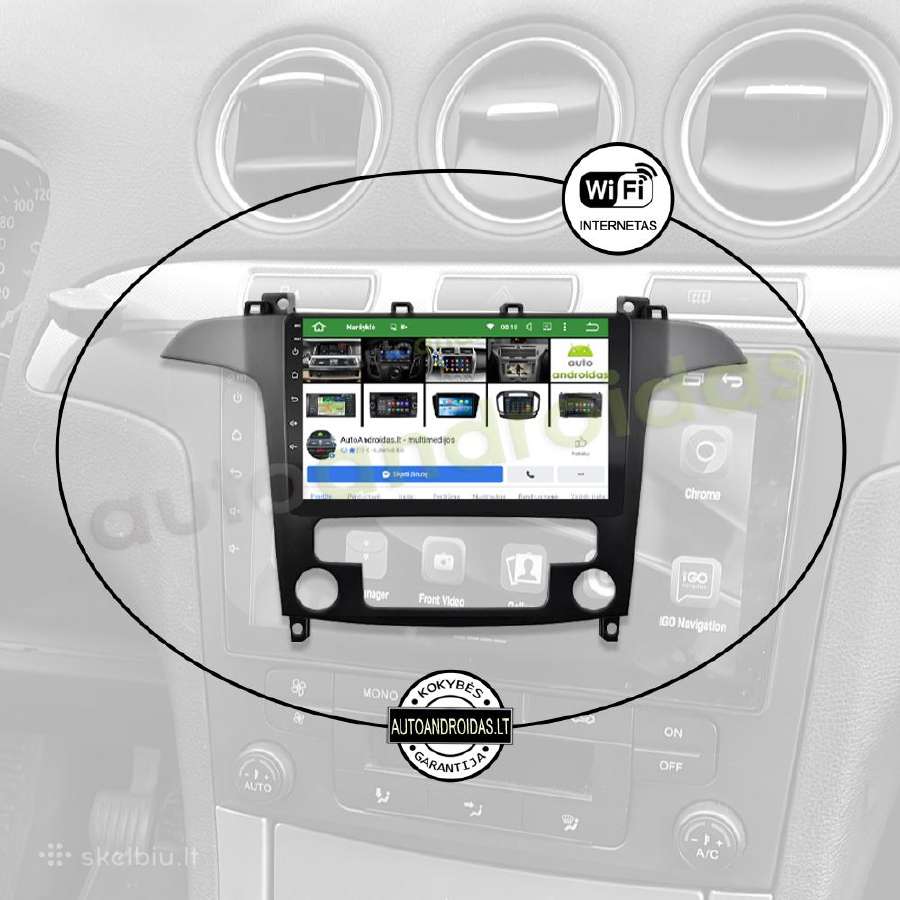 Ford S-max 2007-15 Android multimedia GPS/WiFi/bt - nuotraukos Nr. 3