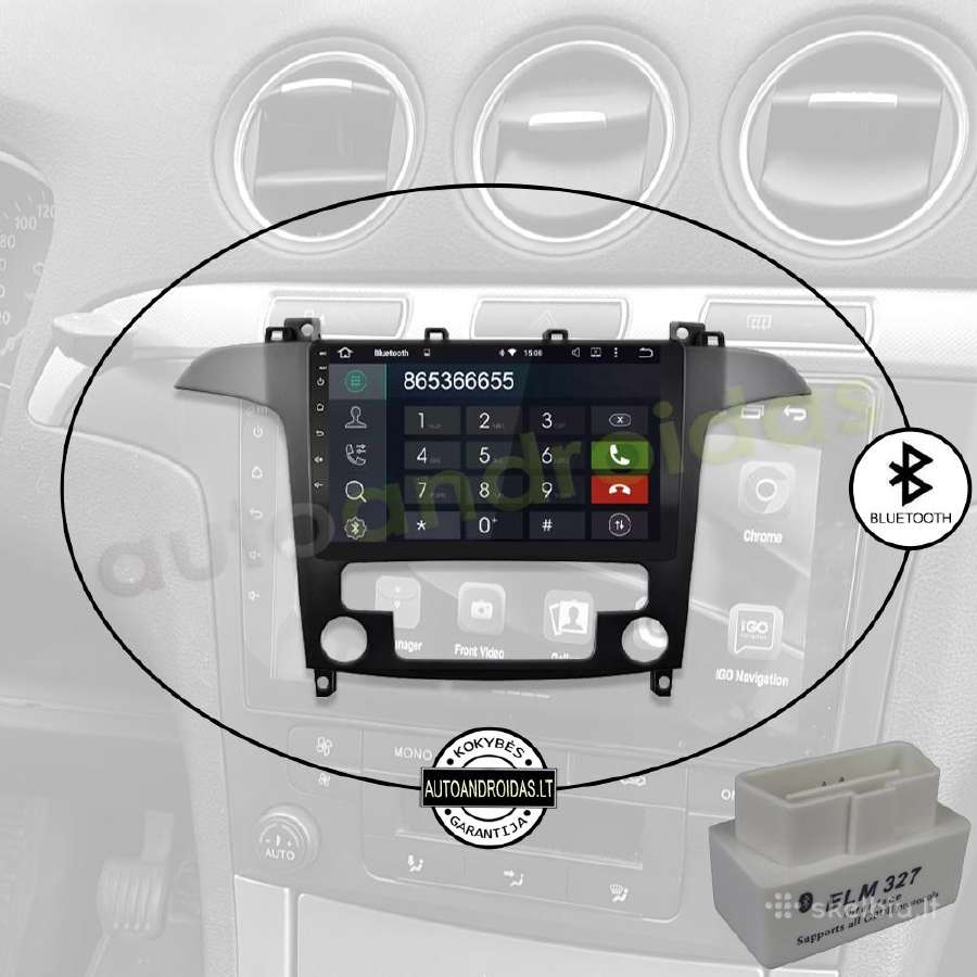 Ford S-max 2007-15 Android multimedia GPS/WiFi/bt - nuotraukos Nr. 5