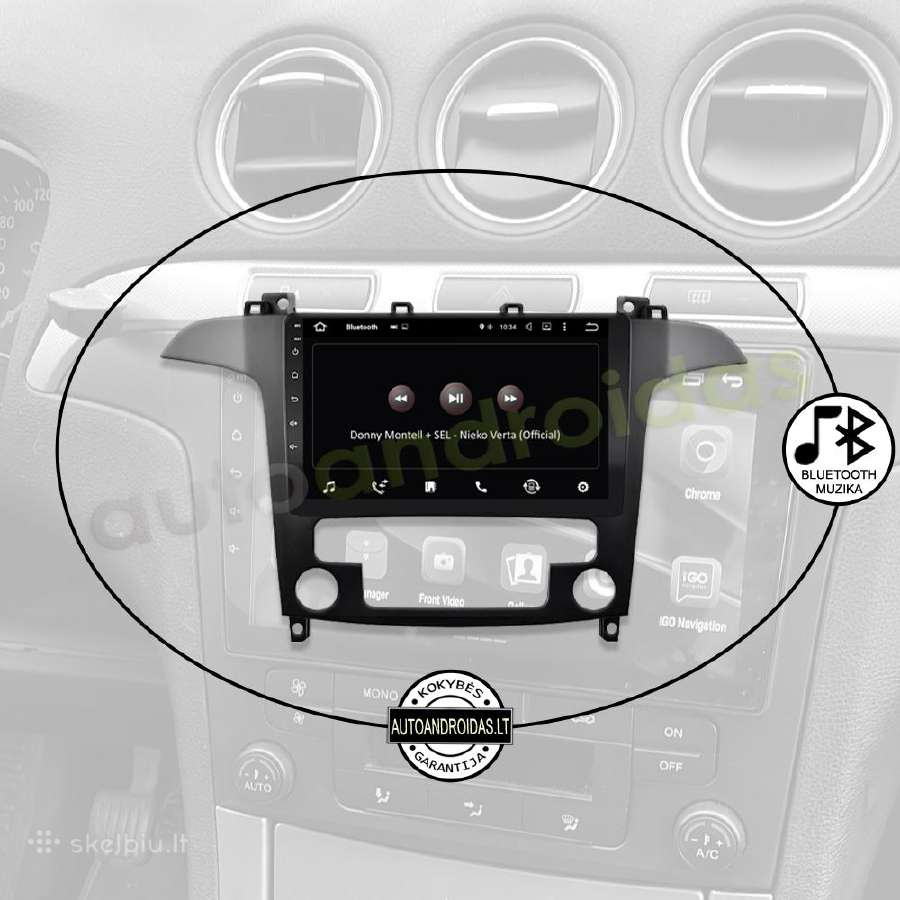 Ford S-max 2007-15 Android multimedia GPS/WiFi/bt - nuotraukos Nr. 6