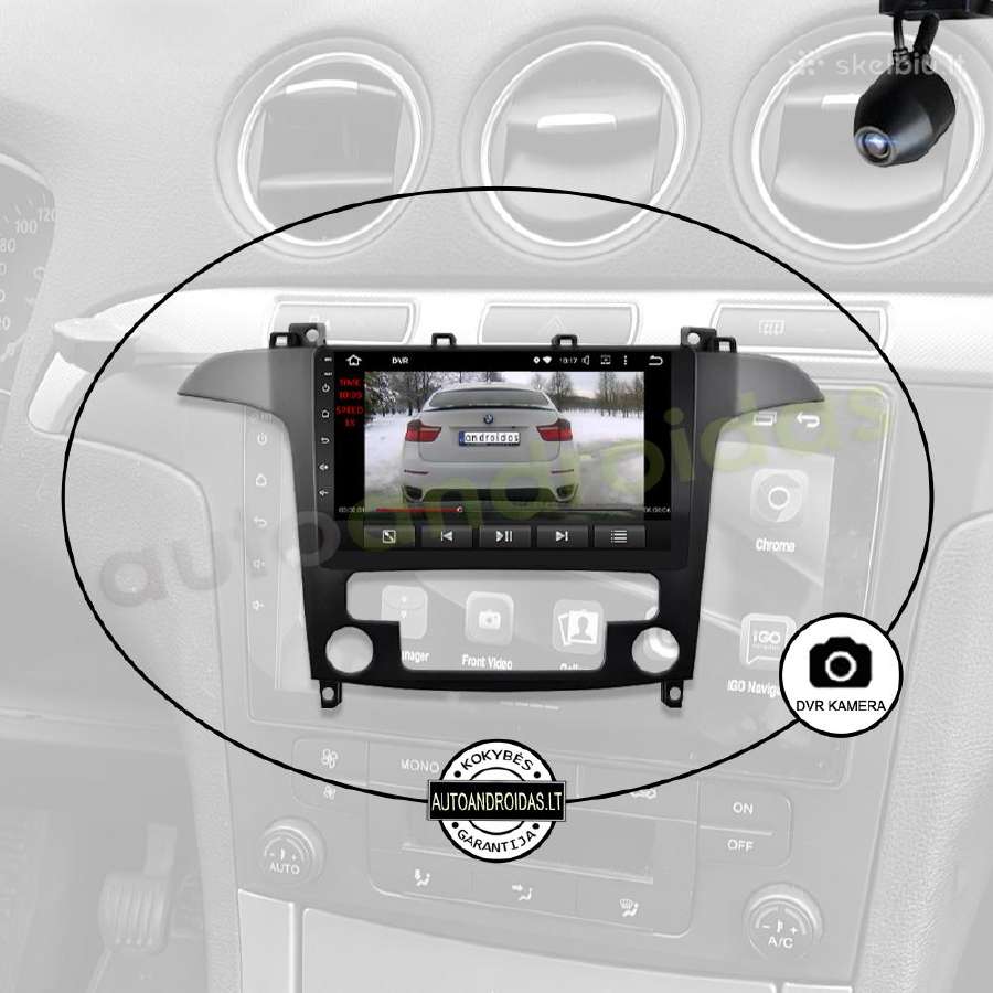 Ford S-max 2007-15 Android multimedia GPS/WiFi/bt - nuotraukos Nr. 8