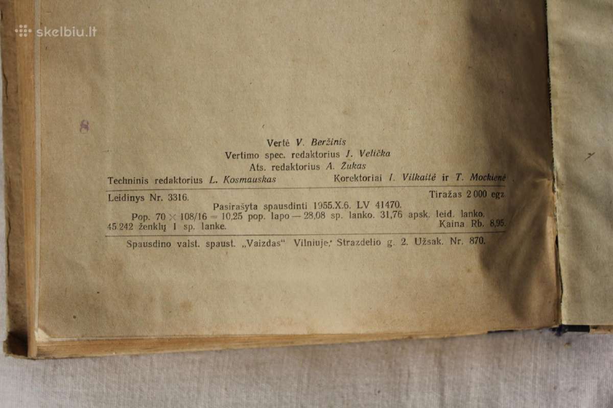 Sausinamoji melioracija knyga 1955 m. - nuotraukos Nr. 11
