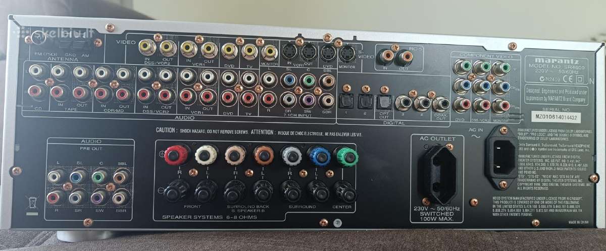 Marantz Rs4600 ir Dvd Marantz Dv4610 - nuotraukos Nr. 2