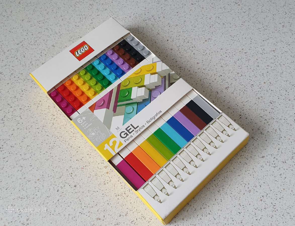 Lego rašikliai geliniai 12vnt. 12 spalvų