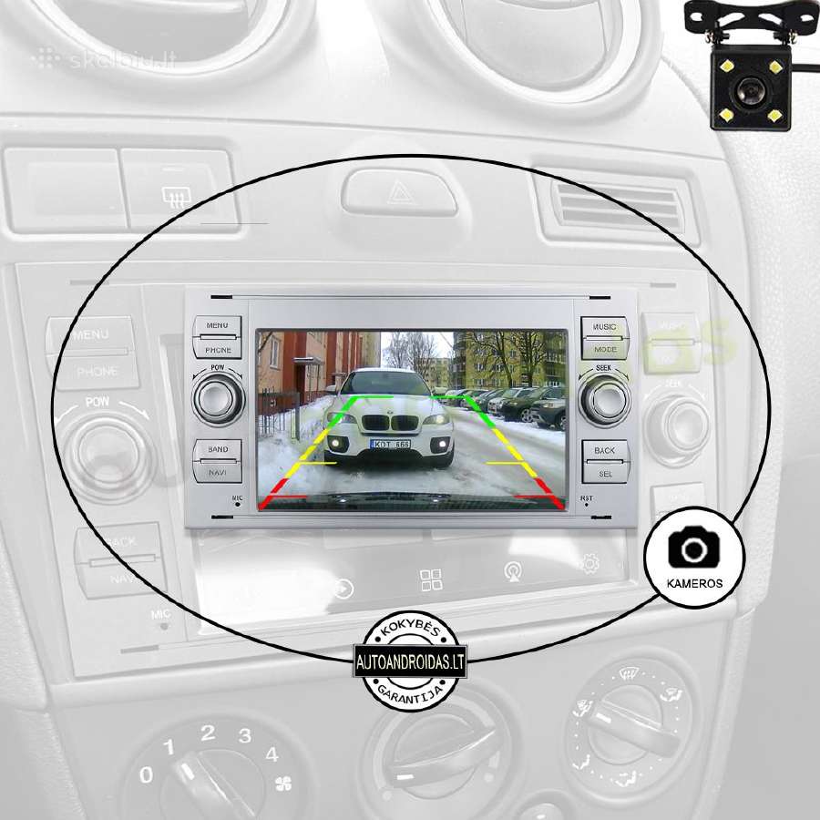 Ford mondeo 2003-11 Android multimedia Bt/GPS/WiFi - nuotraukos Nr. 7