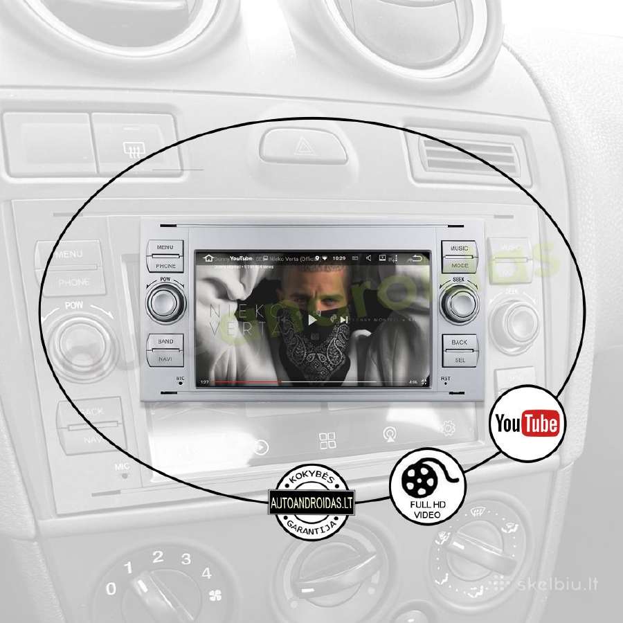 Ford mondeo 2003-11 Android multimedia Bt/GPS/WiFi - nuotraukos Nr. 9
