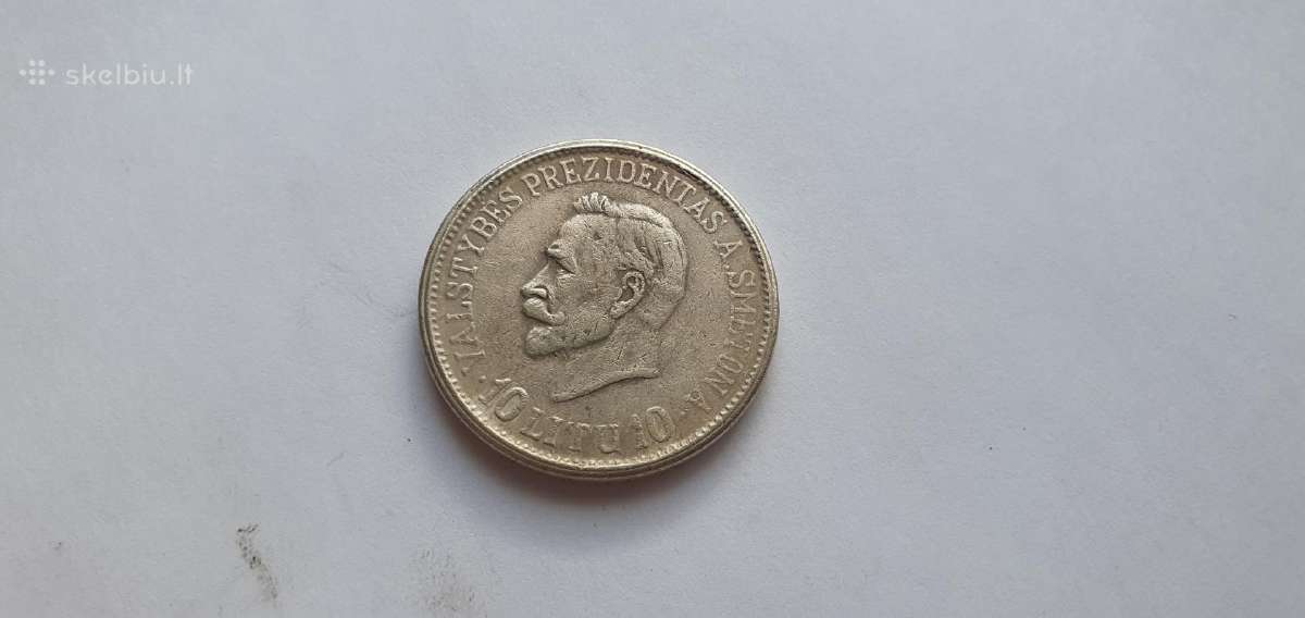 1938 10 litu Smetona