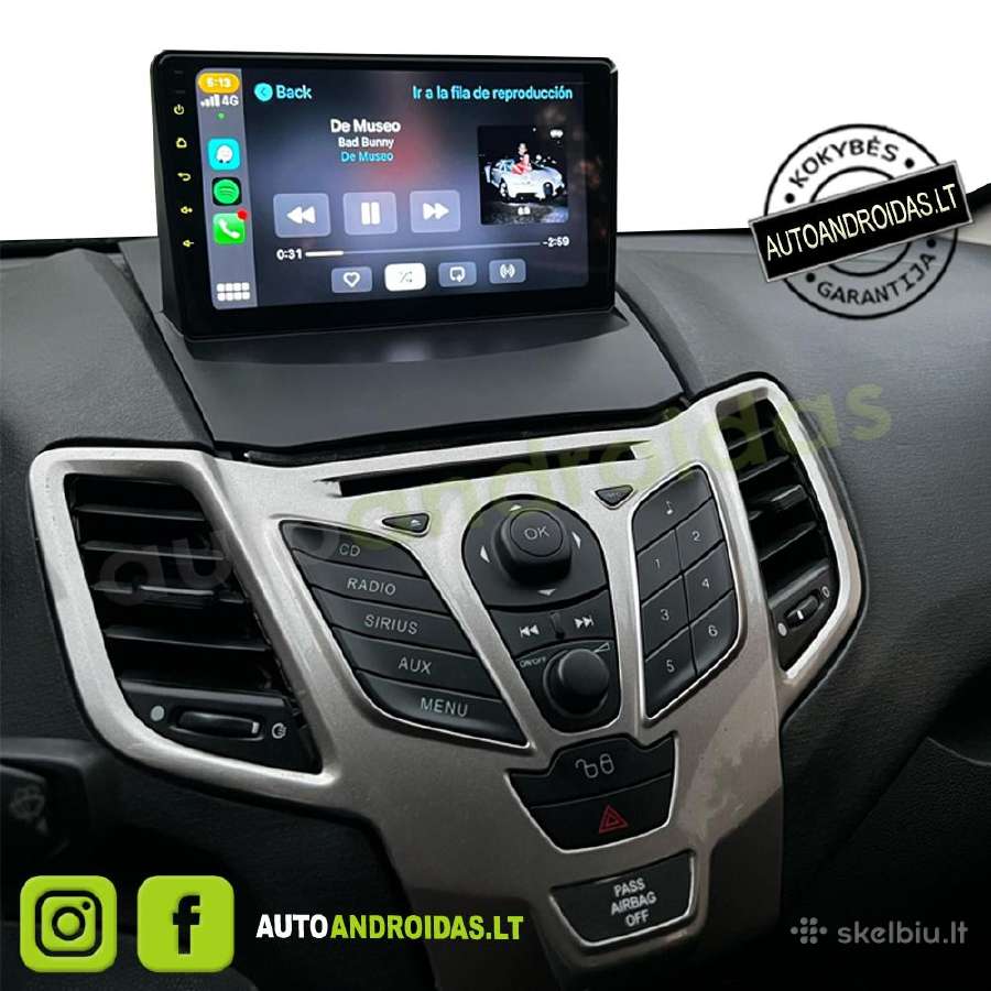 Ford Fiesta Mk6 2009-18 android multimedia WiFi/bt