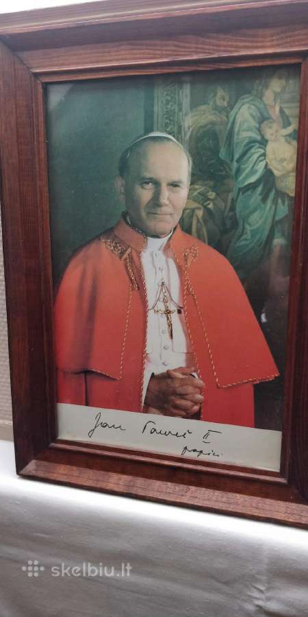 Paveikslas "Popiežius Jonas Paulius" - nuotraukos Nr. 2