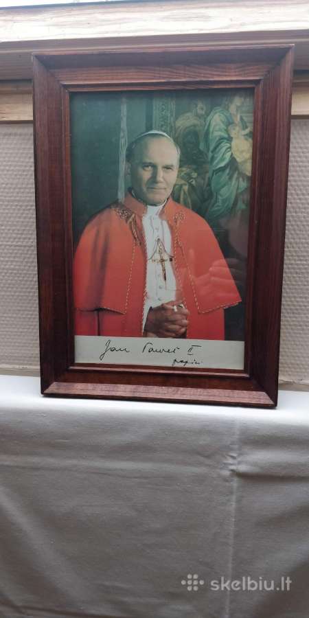 Paveikslas "Popiežius Jonas Paulius" - nuotraukos Nr. 3