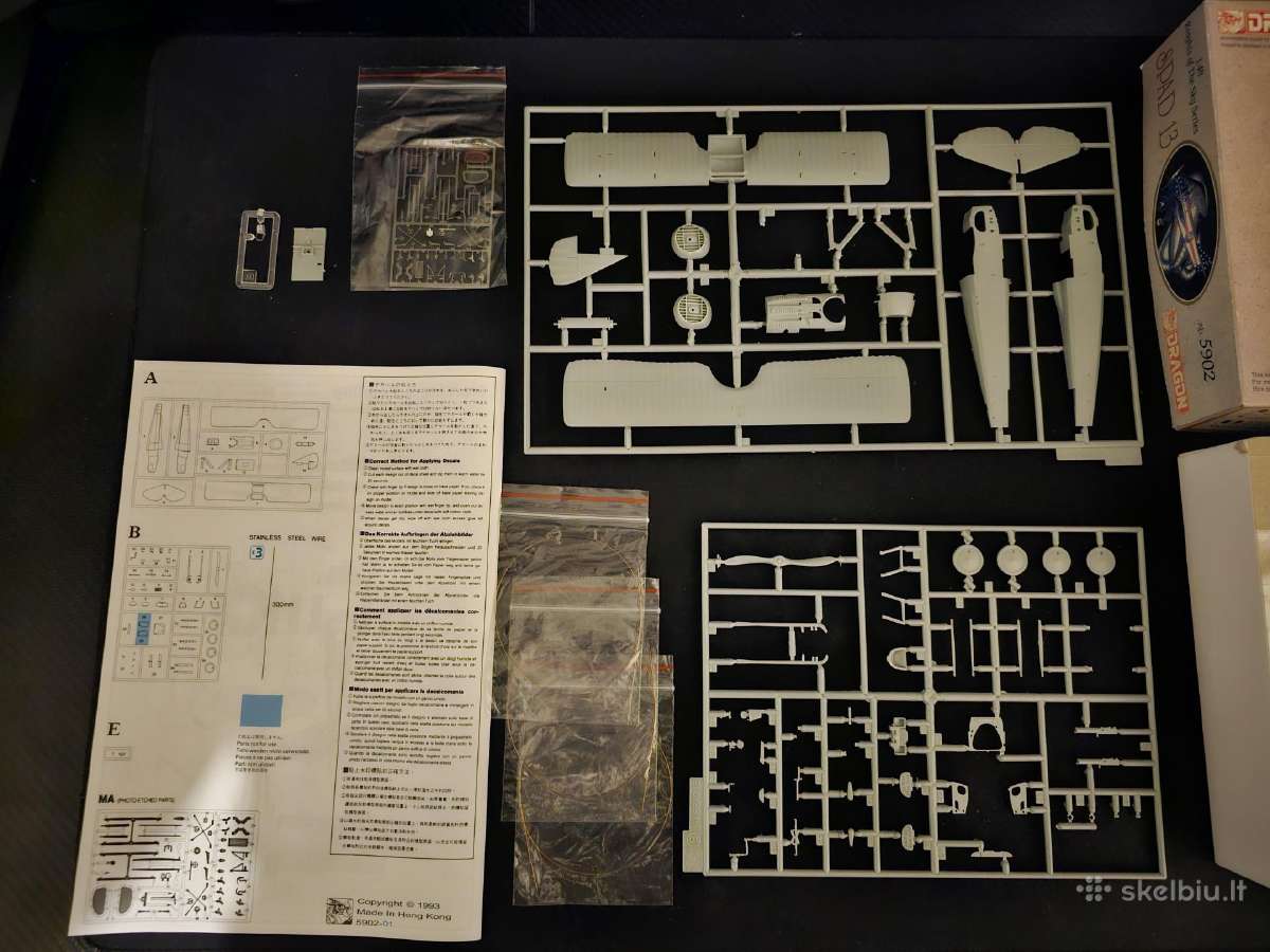 Surenkamas lėktuvo modelis „Spad 13“ - nuotraukos Nr. 3
