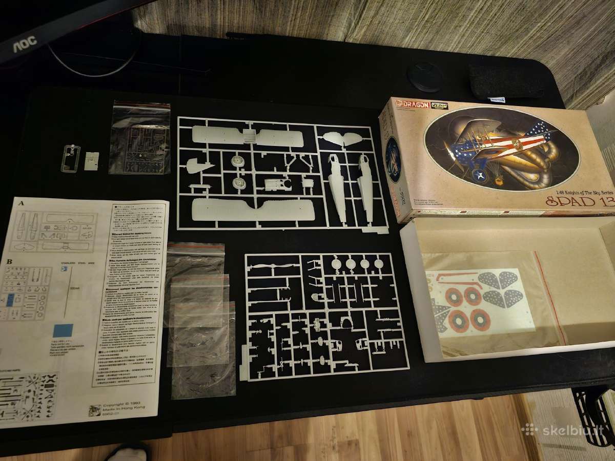 Surenkamas lėktuvo modelis „Spad 13“ - nuotraukos Nr. 4