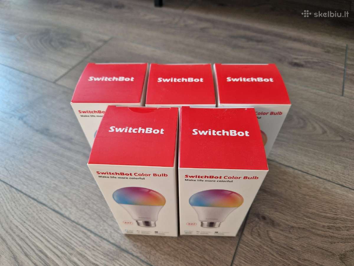 Switchbot Color Bulb išmanioji lemputė 3vnt-20 eur - nuotraukos Nr. 2