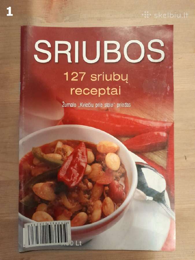 Receptų knygos po 1 eurą
