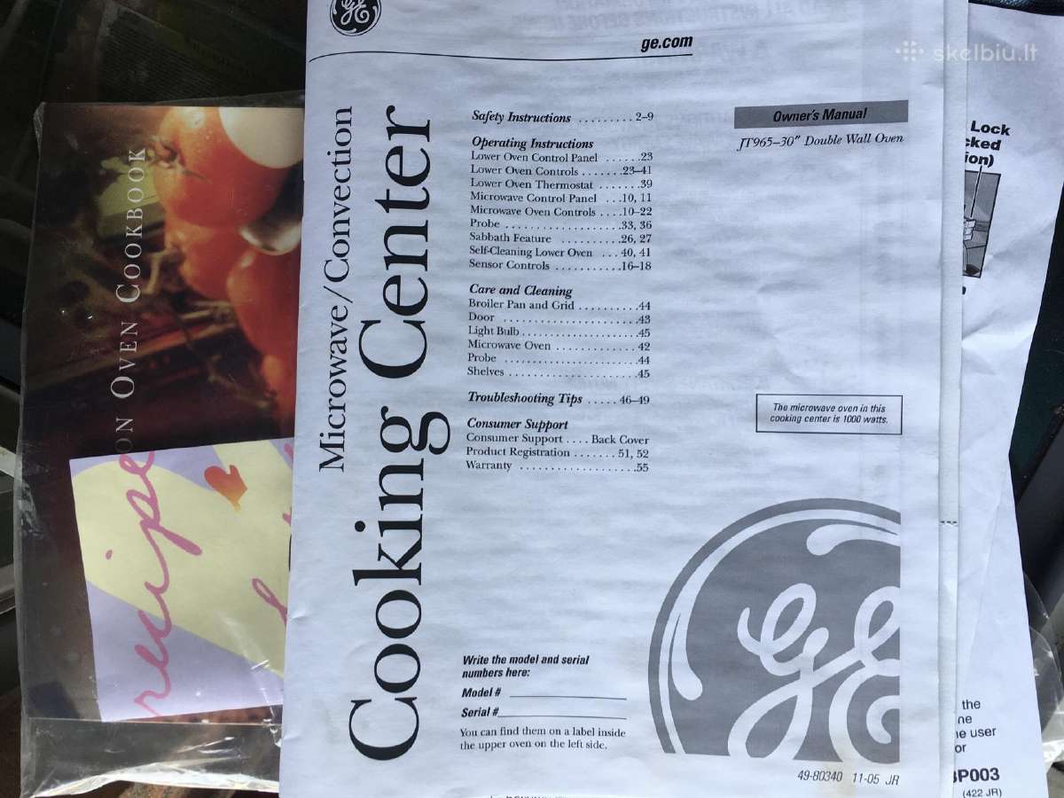 Ge Profile 30 colių įmontuoja dviguba konvekcine - nuotraukos Nr. 5