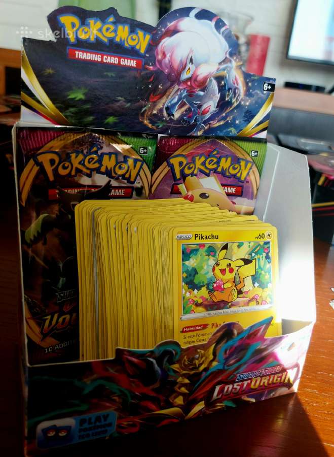 100 Pokemon kortelių rinkinys