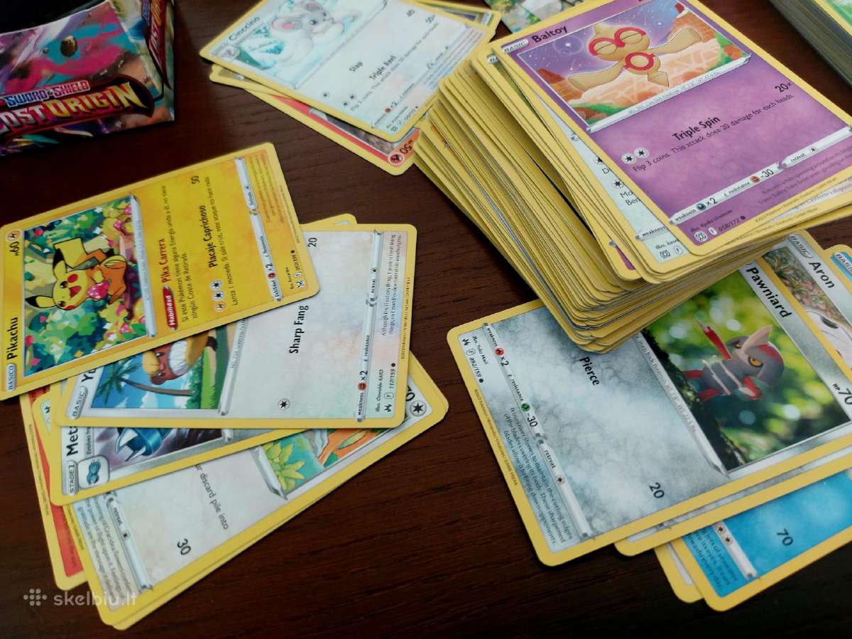 100 Pokemon kortelių rinkinys - nuotraukos Nr. 2