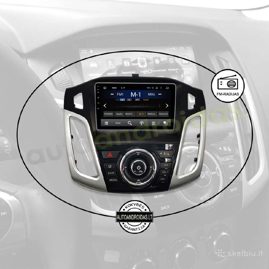 Ford Focus 2011-19 Android multimedia Usb/GPS/WiFi - nuotraukos Nr. 4