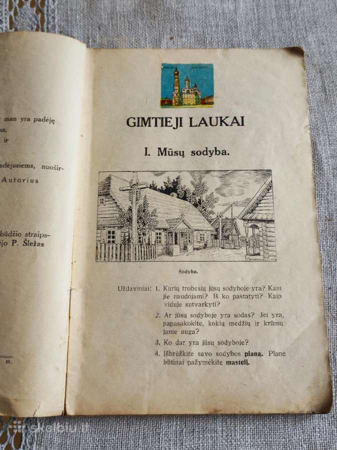 Tarpukario vadovėlis A.rinkūnas Mūsų kraštas - nuotraukos Nr. 3