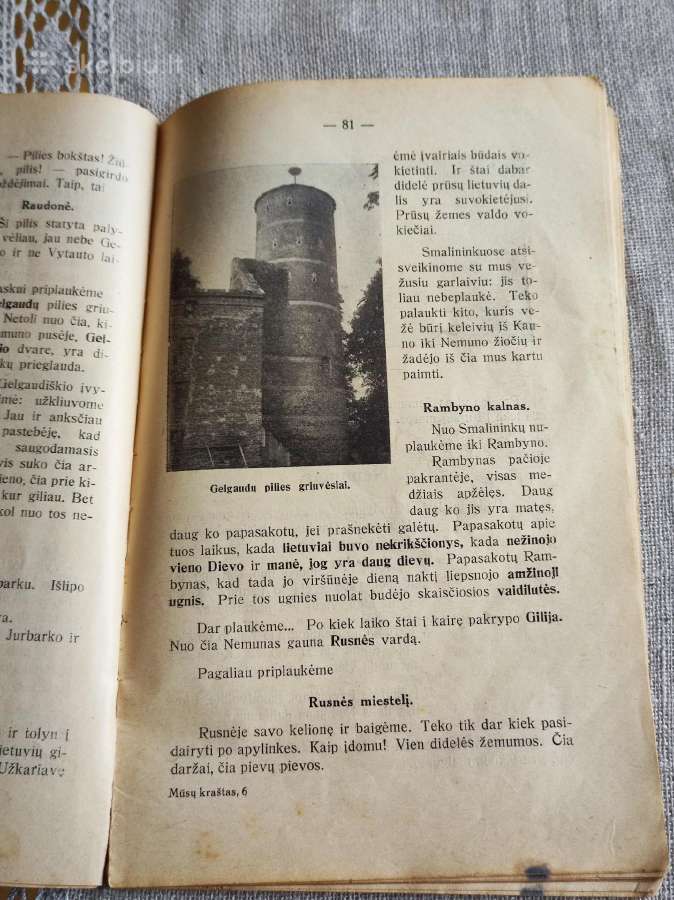 Tarpukario vadovėlis A.rinkūnas Mūsų kraštas - nuotraukos Nr. 5