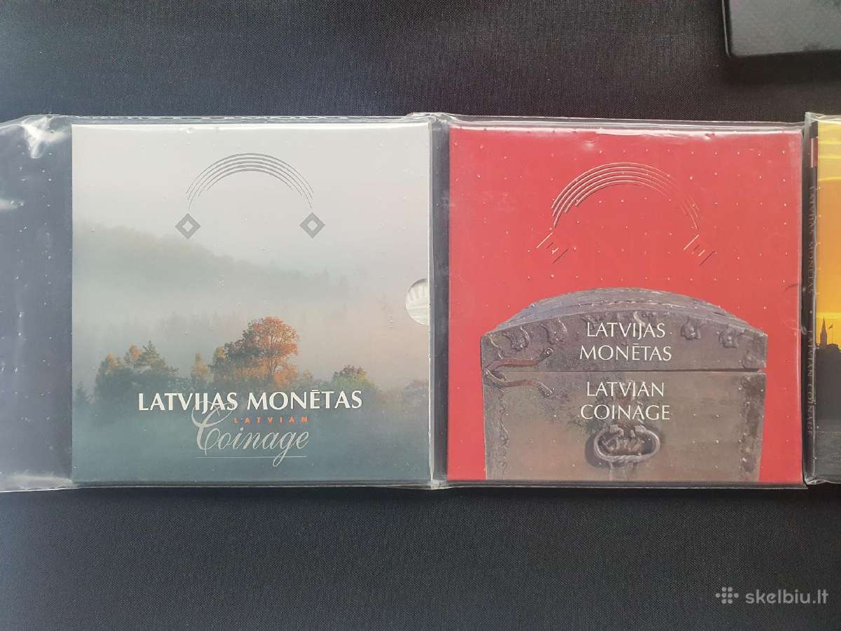Latvija 2004 monetų rinkinys - latai santimai - nuotraukos Nr. 3