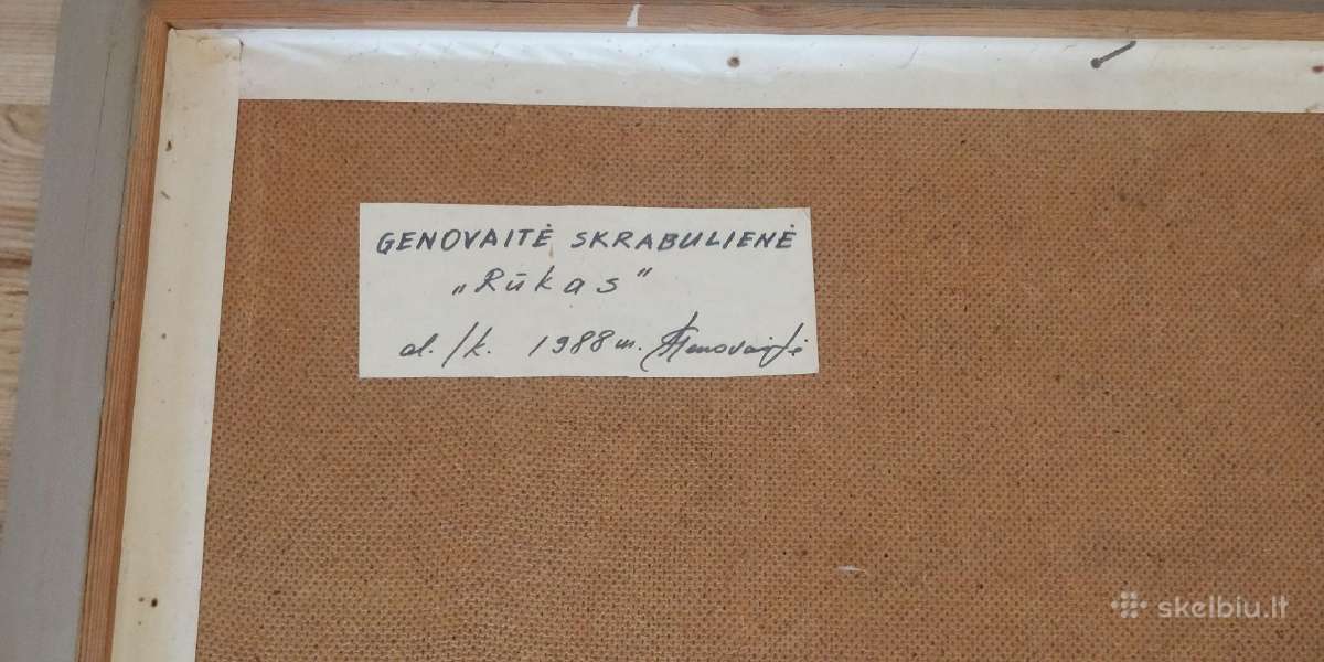 Paveikslas dail. G. Skrabulienė "Rūkas" - nuotraukos Nr. 8