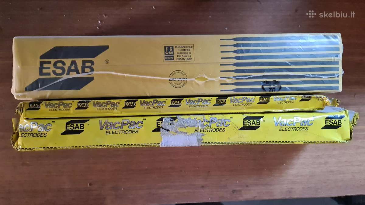 Suvirinimo elektrodus Esab