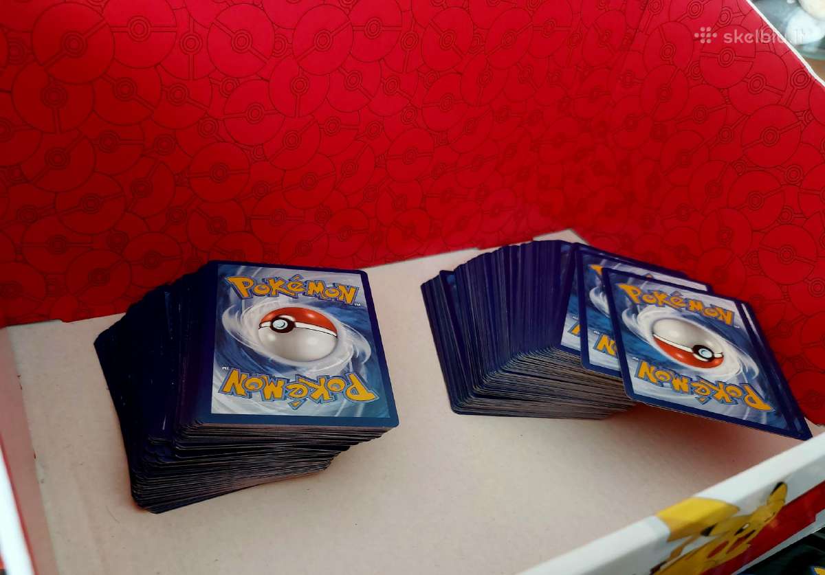 Vidutinis Pokemon kortelių rinkinys - nuotraukos Nr. 3