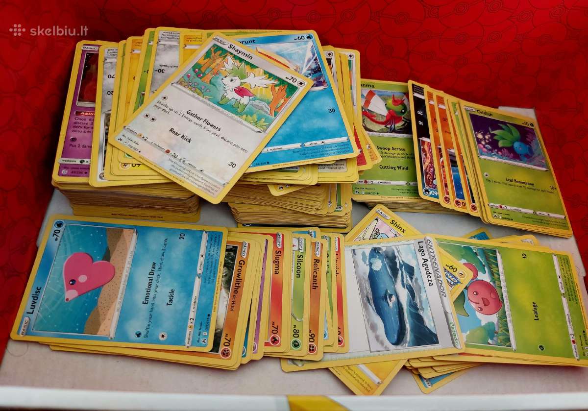 Didelis Pokemon kortų rinkinys - nuotraukos Nr. 3