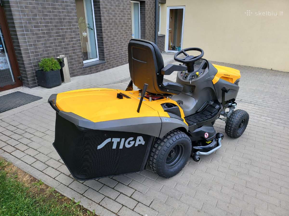 Stiga estate 9102 Wx 4wd su surinkimo krepšiu 4x4 - nuotraukos Nr. 2