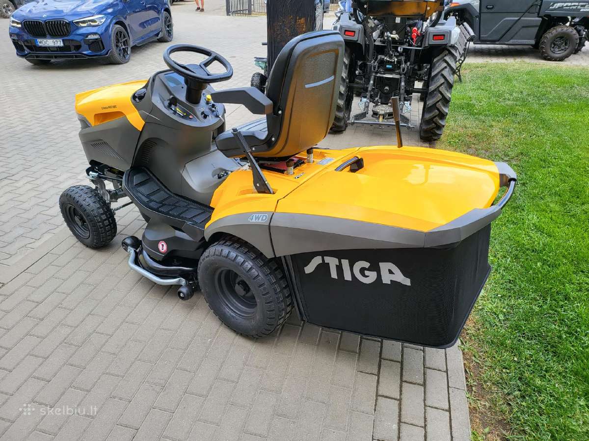 Stiga estate 9102 Wx 4wd su surinkimo krepšiu 4x4 - nuotraukos Nr. 3