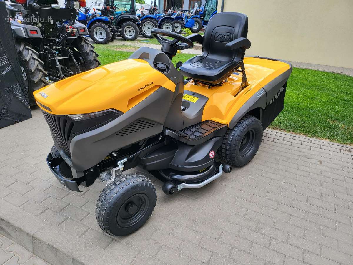Stiga estate 9102 Wx 4wd su surinkimo krepšiu 4x4 - nuotraukos Nr. 4
