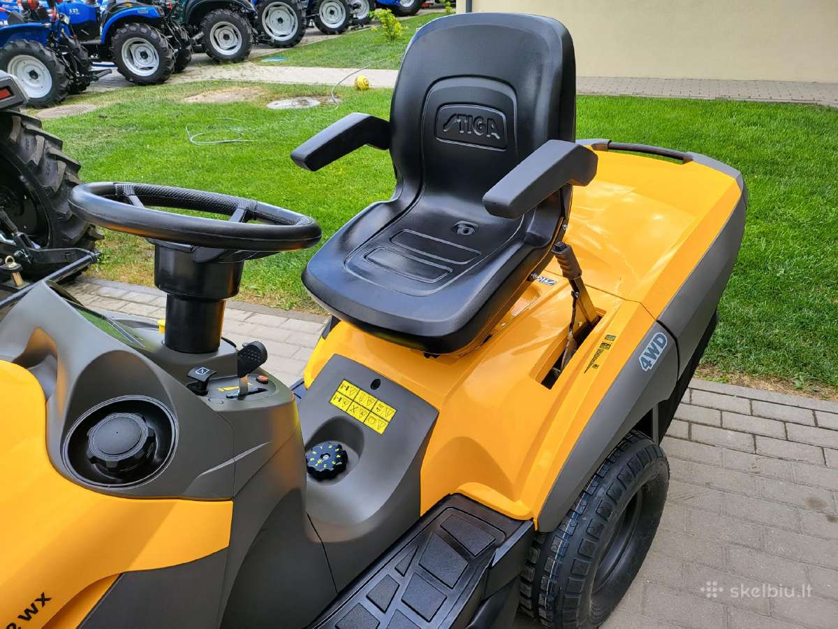 Stiga estate 9102 Wx 4wd su surinkimo krepšiu 4x4 - nuotraukos Nr. 6