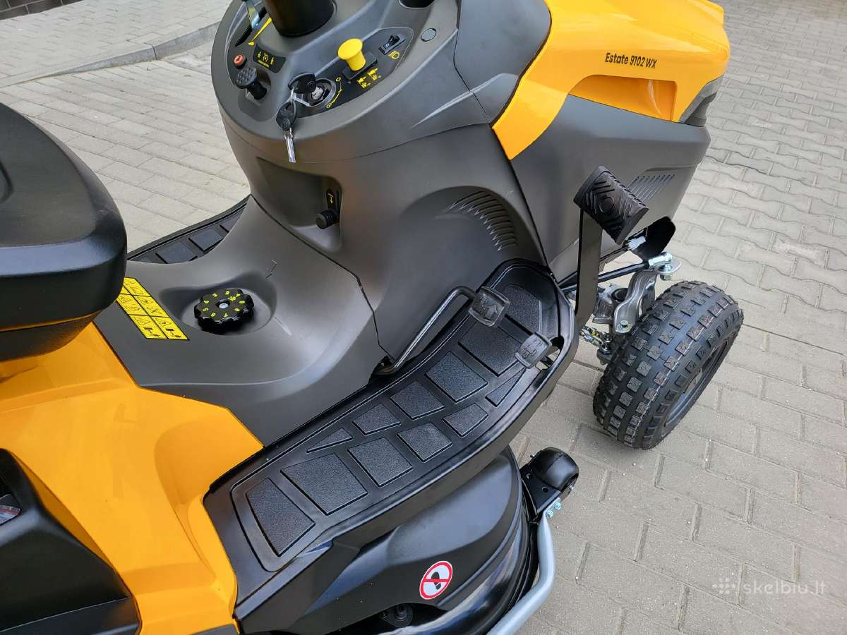 Stiga estate 9102 Wx 4wd su surinkimo krepšiu 4x4 - nuotraukos Nr. 9