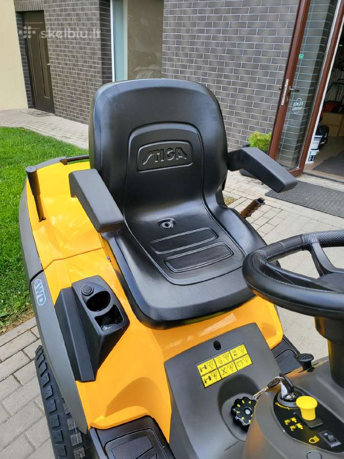 Stiga estate 9102 Wx 4wd su surinkimo krepšiu 4x4 - nuotraukos Nr. 11