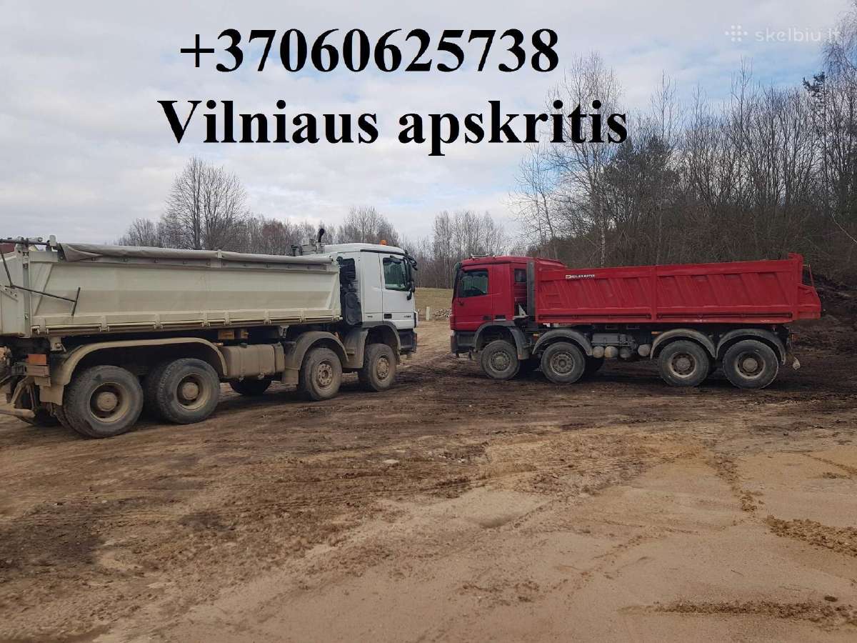 Vežame žvyrą, smėlį, skaldą, atsijas, juodžemį - nuotraukos Nr. 9