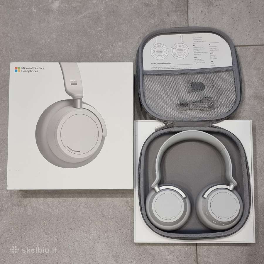 Microsoft Surface Headphones pilkos