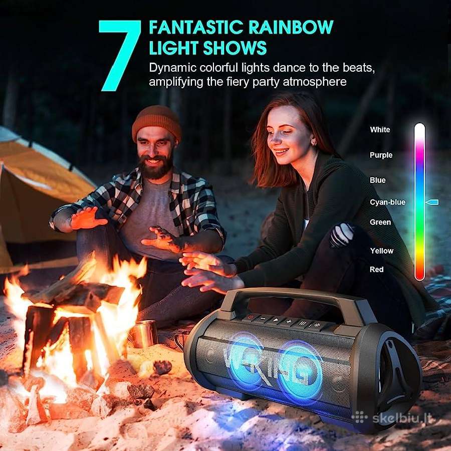 W-king D10 nešiojama Bt kolonėlė 70w - 15600 mah - nuotraukos Nr. 8