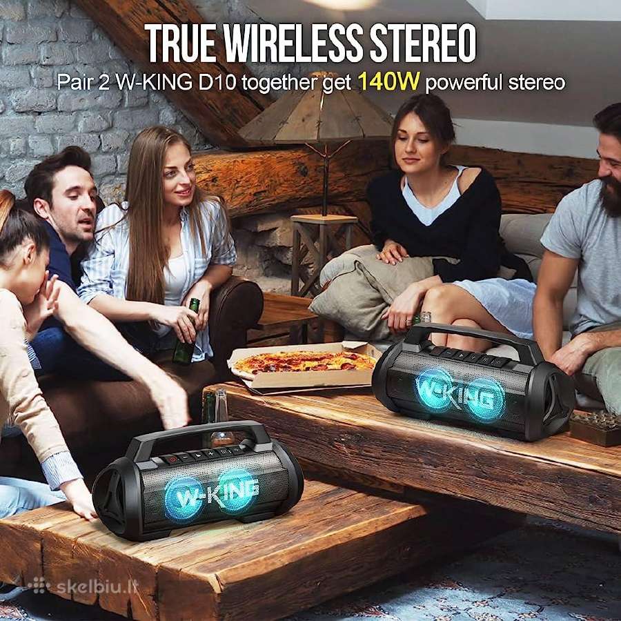 W-king D10 nešiojama Bt kolonėlė 70w - 15600 mah - nuotraukos Nr. 9