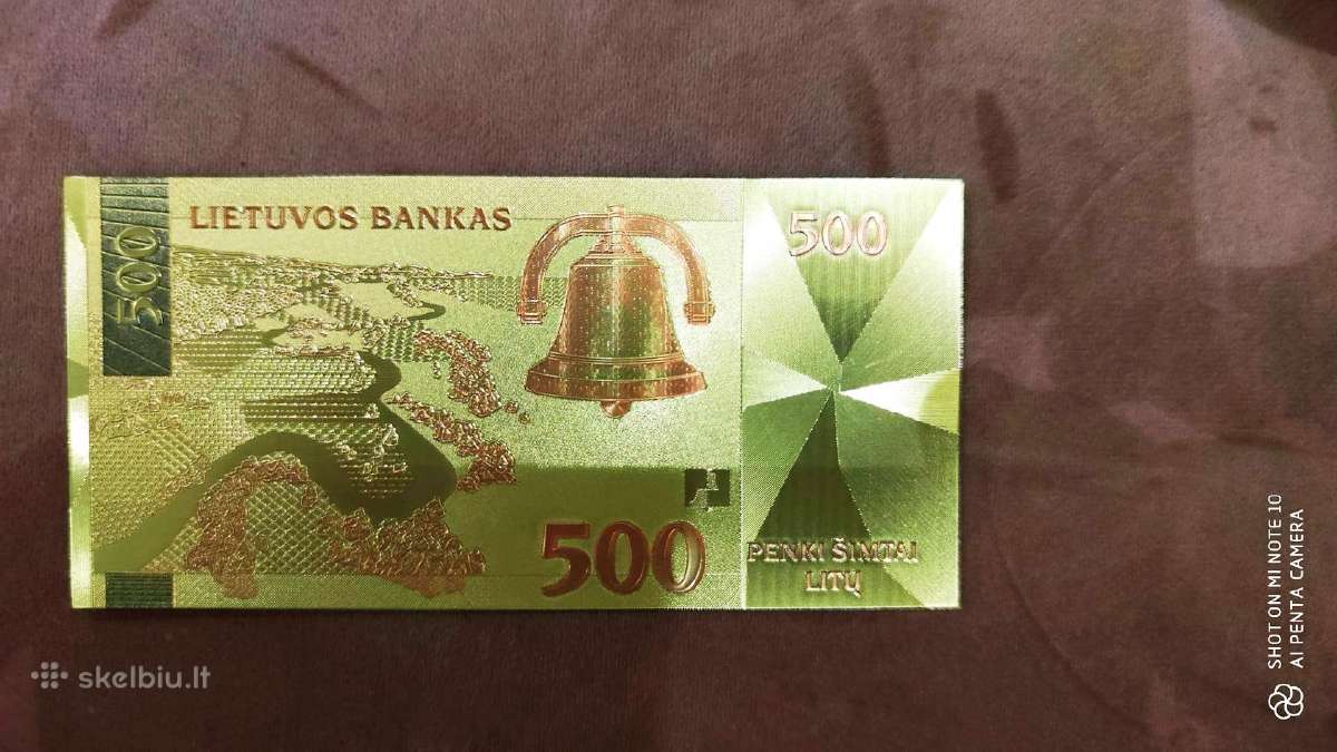 500litu padengti 24k aukso folija. - nuotraukos Nr. 2