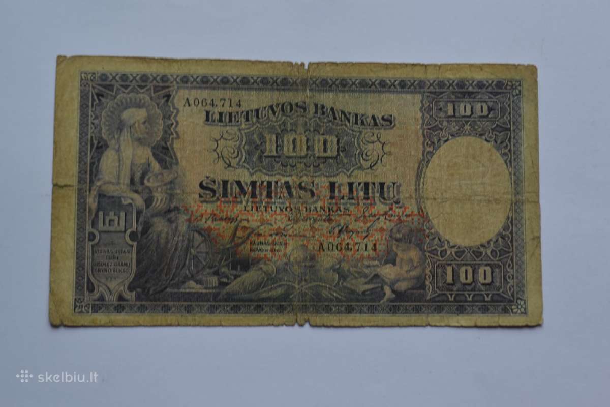 100 litu 1928 m.
