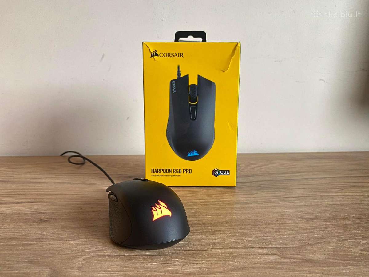 Corsair Harpoon Rgb Pro Gaming Pel Skelbiu lt corsair-harpoon-rgb-pro-gaming-pel-skelbiu-lt