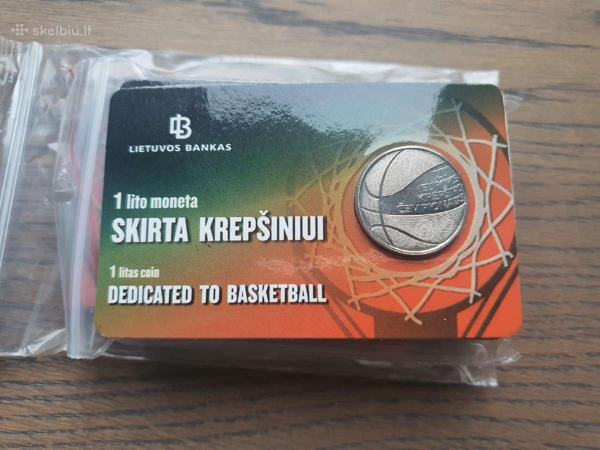 Lietuva 2011 1 litas krepšiniui kortelėje - nuotraukos Nr. 2