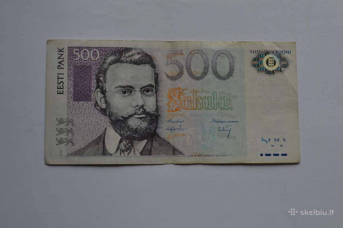 500 Estijos kronu 2000 m.