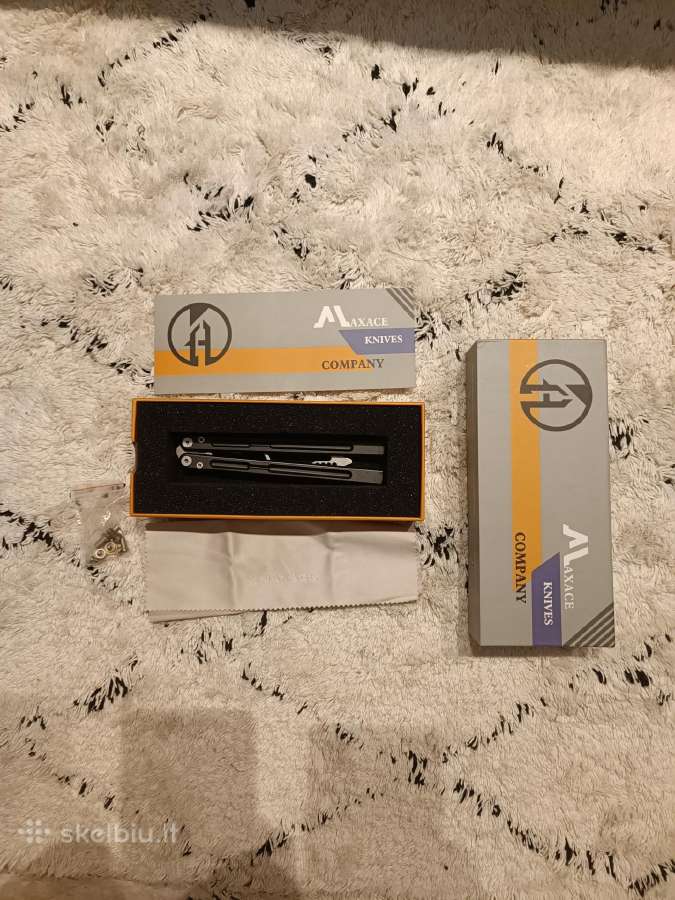 Maxace Phantom Black balisong trainer - nuotraukos Nr. 6